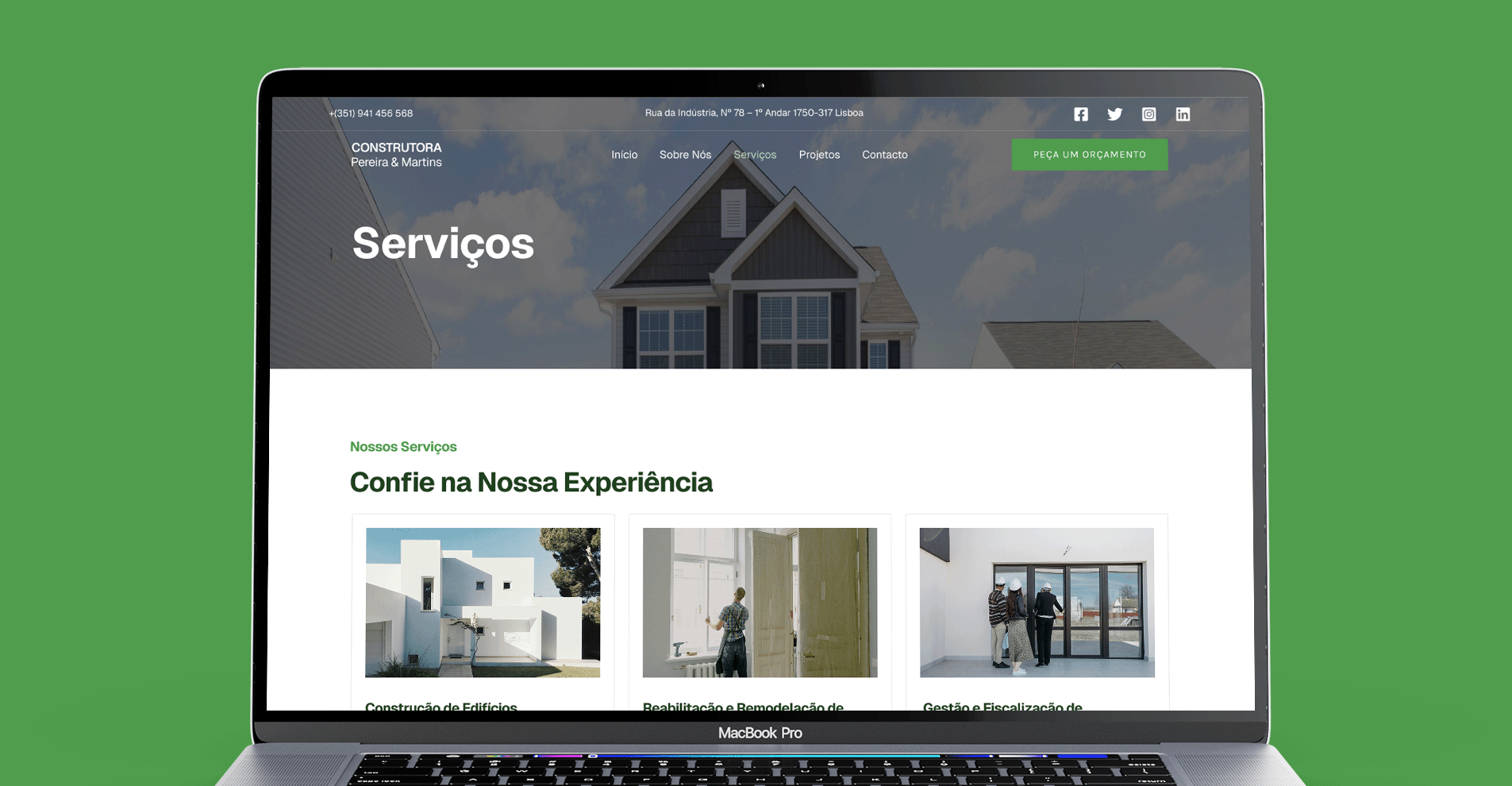 construtora-pereira-e-moreira-website